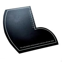 Enhancement Card for Barbers Color Spray Edge Line up Tool Easy to Clean Multifunctional Cutting gray