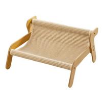 Katės braižymo sofa, atlaikanti apkrovą, katės braižymo sofa-gultas, sizalio katės kėdė sveikam braižymui ir poilsiui B beige