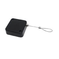 Pack of 1/24 Retractable TV and DVDs Remote Tethers with Adjustable Leashes Never Misplace Again black