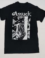 Muzikos Kolekcija Assuck Grupės Marškinėliai Klasikiniai Juodi Unisex S-5XL CS218 Unisex Marškinėliai L gray