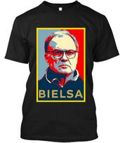 NWT Marcelo Bielsa Argentinos profesionalaus futbolo trenerio marškinėliai Dydis S-3XL Unisex marškinėliai L gray