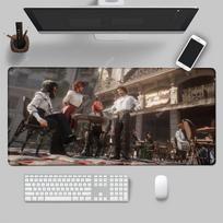 Clair Obscur Expedition 33 Mouse Pad 90x40CM Keyboard Mouse Mat Large Gamer Mousepad Gaming Accessories XXL PC Cabinet Desk Mats 50cmx100cm(19.6x39.4inch) gray