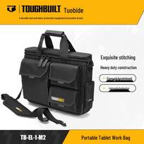 TOUGHBUILT Large Capacity Men's Laptop Work Handbag TB-EL-1-M2 Portable Tablet Work Bag yellow