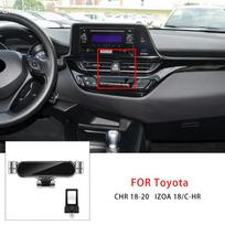 Car Phone Holder For Toyota C-HR CHR Izoa 2018    2022 Car Dedicated Mobile Phone Bracket Gravity GPS juoda