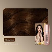 MVIC Peptide Hair Repair Touch-Up Comb - Convenient Gray Coverage, Disposable Color Pen brown