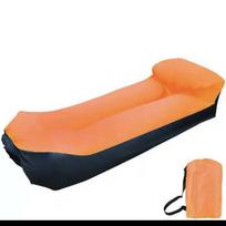 Nešiojama lauko tinginė pripučiama sofa stovyklavietė pripučiama lova parko oro lova Miegamasis orange