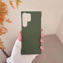 Plonas berėmio telefono dėklas, skirtas Samsung Galaxy S24 S23 S22 S21 S20 FE S10 Note 20 Ultra 10 Plus plastikinis kietas matinis galinis dangtelis T03 For Galaxy S24 Plus gray