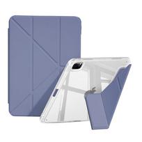 Folding iPad Protective Case, 10.2 inch, Fits 25 Models, with Pen Slot & Transparent Flip Cover iPad Mini 6/7 [8.3 inch]