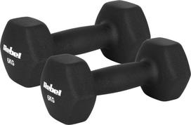 Rebel Hantelki żeliwne neoprenowe HEX 2x6kg, REBEL ACTIVE