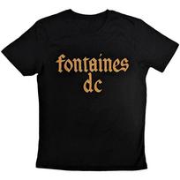 Fontaines DC Logo Black T-shirt XL black