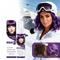 Temporary Hair Color Spray for Quick Root -Up and Gray Blending for Everyday Use One Size gray