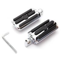 Motociklo Universalios Plentinės Kojų Atramos Pedalas Poilsiui Harley Davidson Street Electra Glide Ultra Classic Road King Pedalui CB21 gray