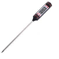 Kitchen Food Baking Digital Thermometer Candle Making Electronic Probe Type Digital Display Liquid Grill Burning Wax Thermometer gray