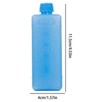 8PCS Ice Blocks Reusable Rectangular Ice Pack Freezer Packs for Outdoor Camping Picnic Barbecue Travel Cooling Ice Pack blue