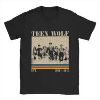 Teen Wolf Est 2011 2017 Graphic Print T-Shirt S beige