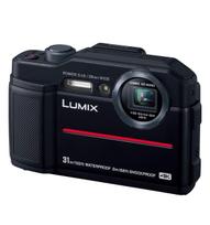Panasonic LUMIX DC-FT7-K Waterproof Compact Digital Camera, Black, 4K Video Recording juoda