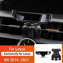 Car Mobile Phone Holder For Lexus NX NX200 NX300 2014-2022  360 Degree Rotating GPS Special Mount Support Bracket For Lexus NX TZy gray