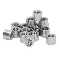 50Pcs M8 Female Thread Coupling Nut Sturdy Portable Stainless Steel Maintenance Thread Coupling Nut Kit