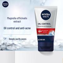 Nivea Men's Oil Control Anti-Acne Cleansing Mud white