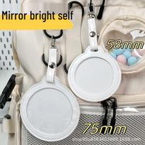Millet 2D Anime Cartoon Badge Display Bag with Pendant Single Clip gray