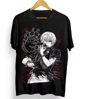 Tokyo Ghoul T Shirt Ken Kaneki TShirt Japanaise Manga Anime T-shirt Y2k Clothes High Quality Cotton Streetwear Male - Men's S... 5XL įvairiaspalvis
