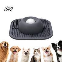 Slow Feeder for Soft Food Dog Bowl with Lick Mat Non-Slip Interactive Anti-spill Rolling Ball Silicone Licking Toy Liquid And Thick Treat Dogs pilka