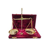 @ Brass Weighing Scale Balance With Velvet Box 245Gm UKR787_60%OFF