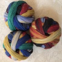 100g 600M Long Dyed Gradient Magic Ball Wool Thread Colorful Lace Thread Hand WovenShawl Scarf Baby Sweater Knitted Thread black