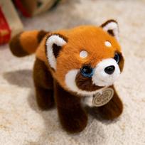Cute cute animal black eight panda doll plush toy white little tiger doll children soothing doll 20cm（0.1kg） orange