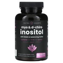 NutraChamps, Myo ir d-Chiro inozitolis, folio rūgštis ir balansuojančios žolelės, 90 daržovių kapsulių