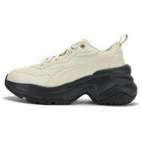 Puma Cilia Wedge Comfortable Versatile Height Increasing Low Top Dad Shoes Women sneaker Off-White 393915-05 38.5 beige