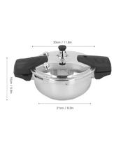 Gas Stove Compatible Stainless Steel Pressure Cooker Non-Stick Kitchen Accessories Including Pots and Pans for Home Cooking smėlis