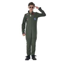 Top Gun Piloto Kostiumas Helovino Kostiumas Vaikams Ir Suaugusiems Maverick Cosplay Apranga Su Akiniais Nuo Saulės Ir Vardine Etikete Kid,L black