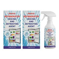 Šaldytuvo atitirpinimo purškalas Nuimti kietą ledą Sumažinti kvapų kaupimąsi Supaprastinti atitirpinimo procesą Šaldiklio ledo tirpinimo priemonė 120ML Boxed white