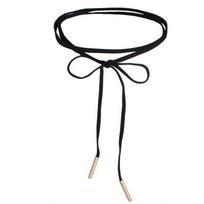 Fashion Choker Necklace Stretch Velvet Classic Gothic Tattoo Lace Necklace juoda