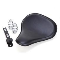 Motociklo spyruoklinės solo sėdynės, minkštos odinės pagalvėlės tvirtinimo rinkinys, skirtas Sportster Bobber Chopper Heritage Springer CB195 gray
