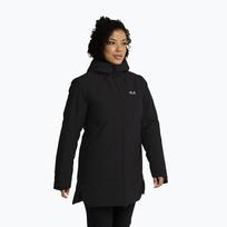 Moteriškas lietaus paltas Jack Wolfskin Heidelstein 2 Ins black