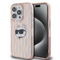 Etui do iPhone 14 Pro Karl Lagerfeld Choupette Różowe