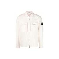 Stone Island Ss22 Double Pocket Washed Long Sleeve Jacket Men jackets White 7615114WN-V0103 L white