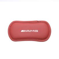 Car Interior Leg Knee Pads Leather Soft Cushion Wheel Valve Cap  For Mercedes Benz AMG GLE GLS CLA CLE GLC CLS GLA W223 W213 hh00 black