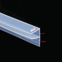 100cm Glass Door Sealing Strips Silicone Bath Shower Weather Strips Draft Stopper Office Balcony Door Window Sealing Tape gray