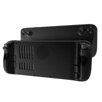 Steam Deck galinis dangtelis, keičiamas pagrindinis įrenginys, aušinimo angos galinis dangtelis, permatomos juodos spalvos kamufliažo spalvos konsolės aušinimo korpusas transparent black gray