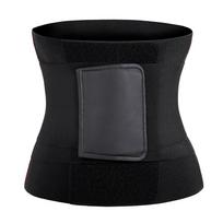 Professional Women Waist Trainer Corset Tummy Control Workout Sweat Band Slimmer Belly Belt Men Weight Loss Gym Sports Girdle S black