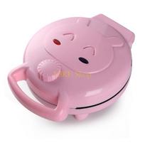 L8RE 220V Elektrinis Automatinis Pyragų Gaminimo Aparatas Mini Animacinis Sumuštinių Kepimo Pusryčių Gaminimo Prietaisas JK Kištukas 1 pink