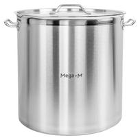 Tall catering pot with lid Mega-M PRO 98l dia. 50 cm x h 50 cm N