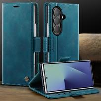 Flip Leather Wallet Phone Case for Samsung Galaxy Z Fold 7 5G ZFold7 Fold7 Magnetic Purse Card Pocket Folding Protective Cover Galaxy Z Fold7 gray