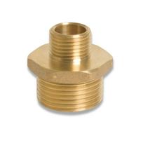 Nipelis 3/8" × 1/4" išoriniai sriegiai, žalvarinis