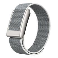 For Whoop 5.0/MG Straps Nylon Strap+FRAME Fitness Tracker Nylon Wristband Replacement Breathable Bracelet for Whoop 5.0/MG Band gray