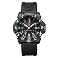 Luminox Navy Seal Watch XS.3051.F Men's Black Steel Case Silicone Strap 45mm 200m Swiss Quartz black