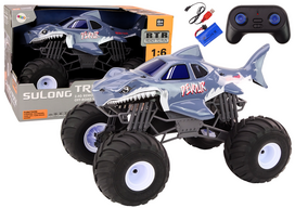 Rc automobilis Lean Toys, 1:6, pilka sp.